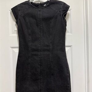 Zara Charcoal Mini Dress